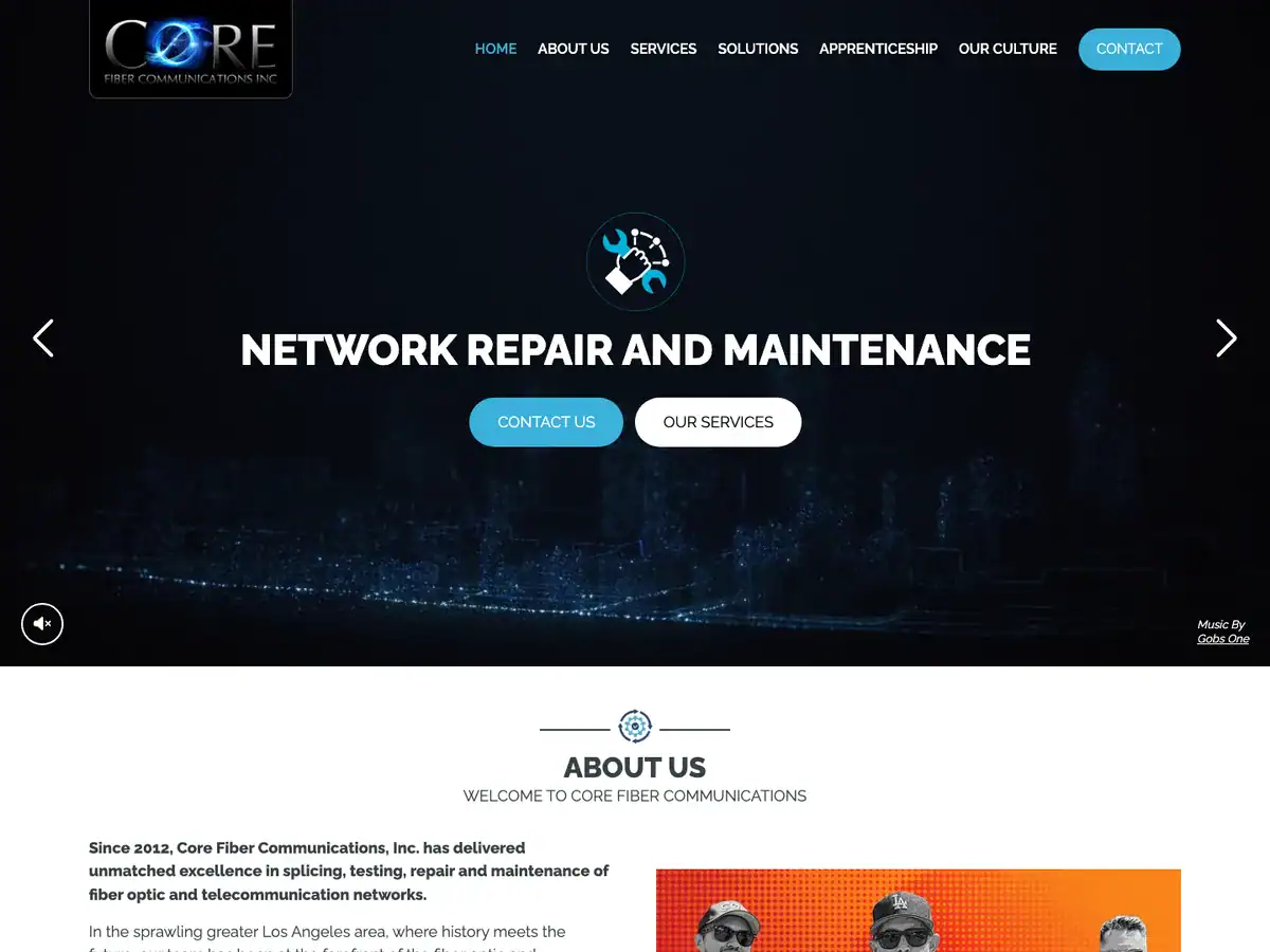 Core Fiber Communications website