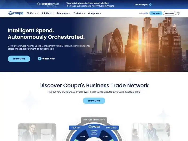Coupa website